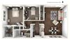 Beverly Palms - 2 Bedroom 1 Bathroom Floor plan Beverly Palms - 2 Bedroom 1 Bathroom Floor planat The Life at Beverly Palms, Texas, 77503